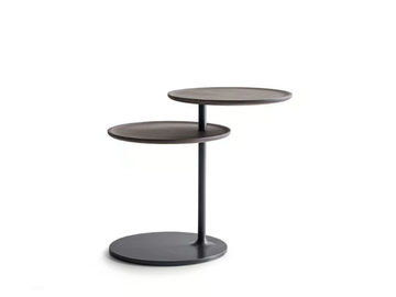 VICINO - Swivel round wooden side table _ Molteni & C. by Molteni - view 2